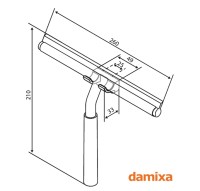 MEDIDAS LIMPIADOR MAMPARA DUCHA ZEN DAMIXA